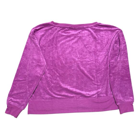 Sea-Doo Women’s 2XL Violet Terry Sweatshirt Pullover Sporty Coastal Loungewear - Picture 4 of 8